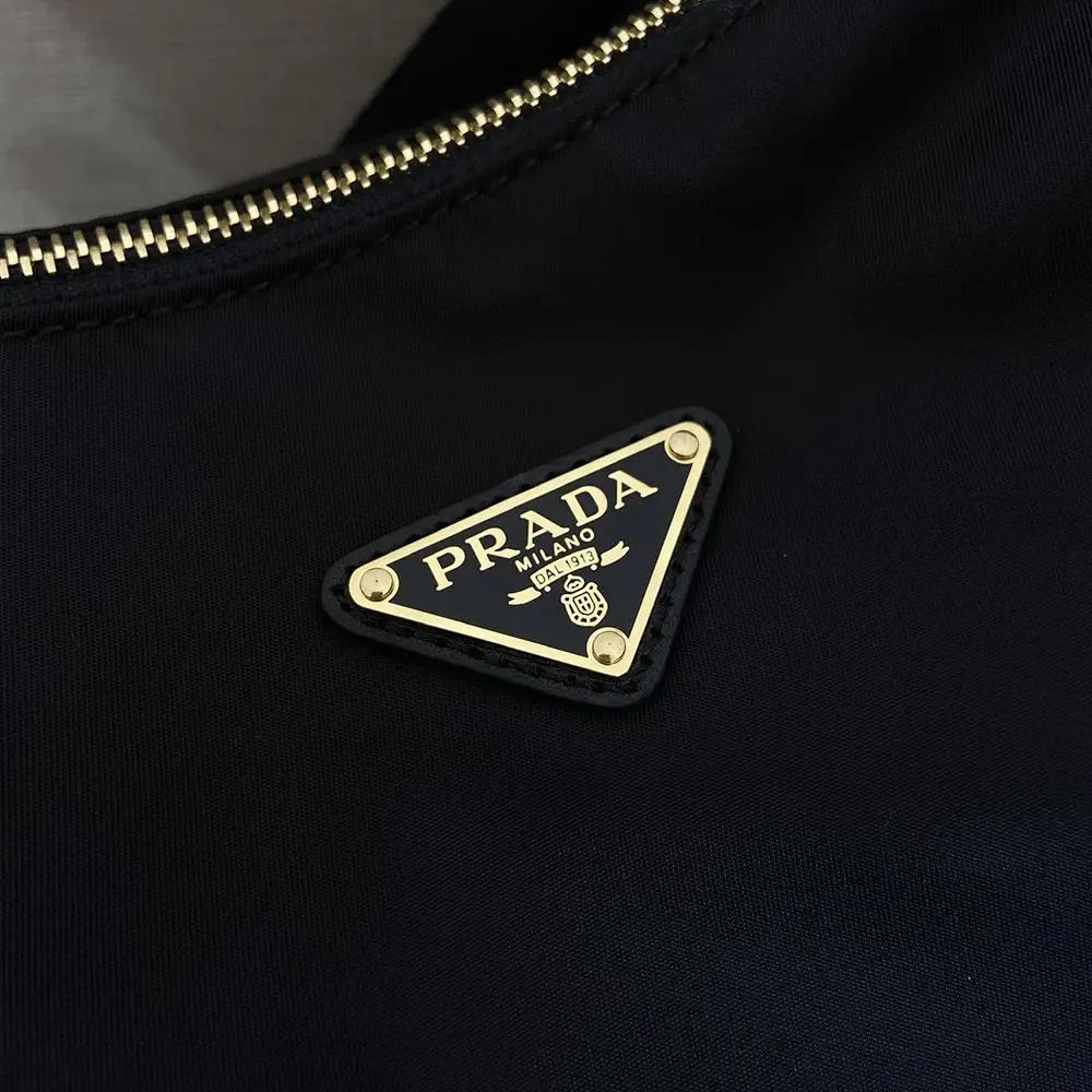 Prada Women Explore Large Re-Nylon And Leather Bag-Black - image 10