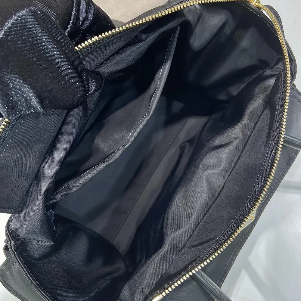 Prada Women Explore Medium Re-Nylon And Leather Tote Bag-Black - image 10