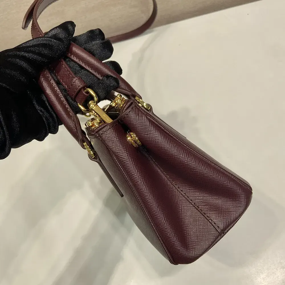 Prada Women Galleria Mini Saffiano Leather Bag - image 6