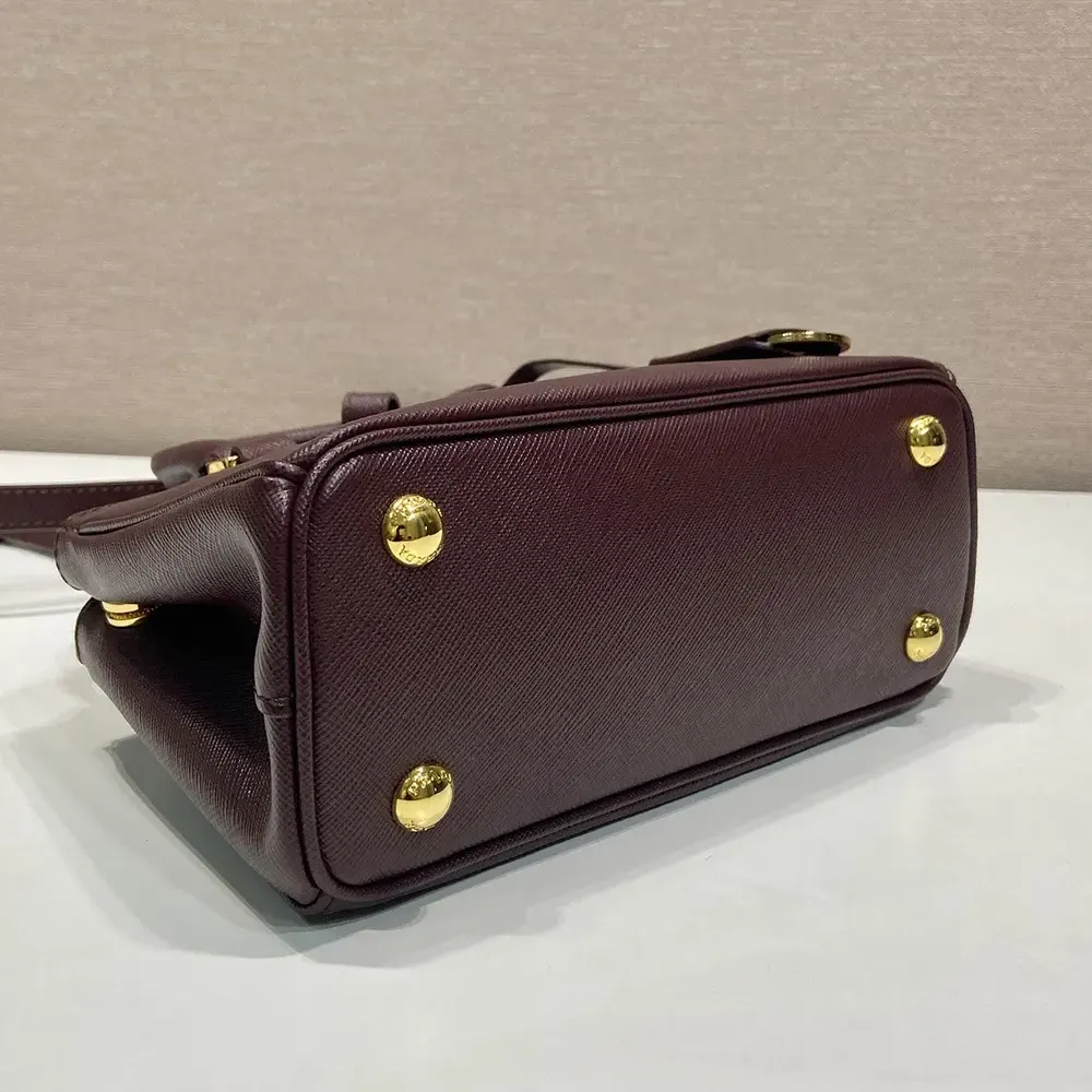 Prada Women Galleria Mini Saffiano Leather Bag - image 7