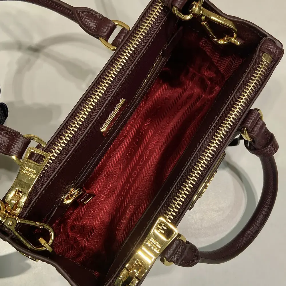 Prada Women Galleria Mini Saffiano Leather Bag - image 10