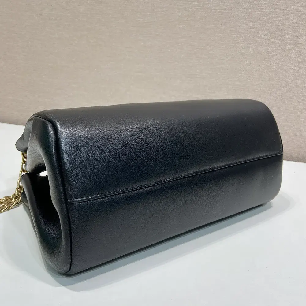 Prada Women Tumulte Small Nappa Leather Bag-Black - image 6