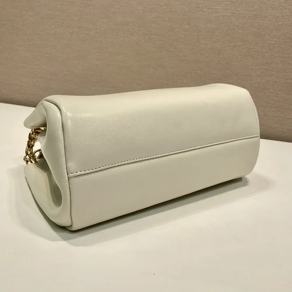 Prada Women Tumulte Small Nappa Leather Bag-White - image 7