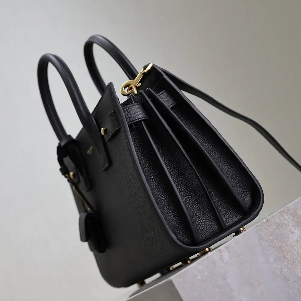 Saint Laurent YSL Women Baby Sac De Jour In Supple Grained Leather-Black - image 6