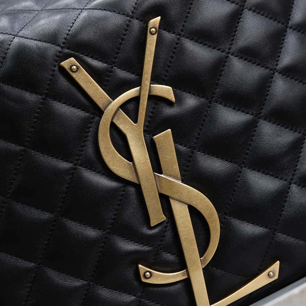 Saint Laurent YSL Women Icare Hobo In Quilted Nappa-Black - image 9