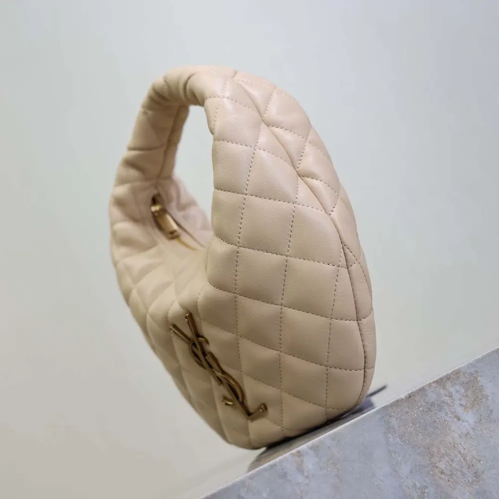 Saint Laurent YSL Women Icarino In Quilted Nappa-Beige - image 6