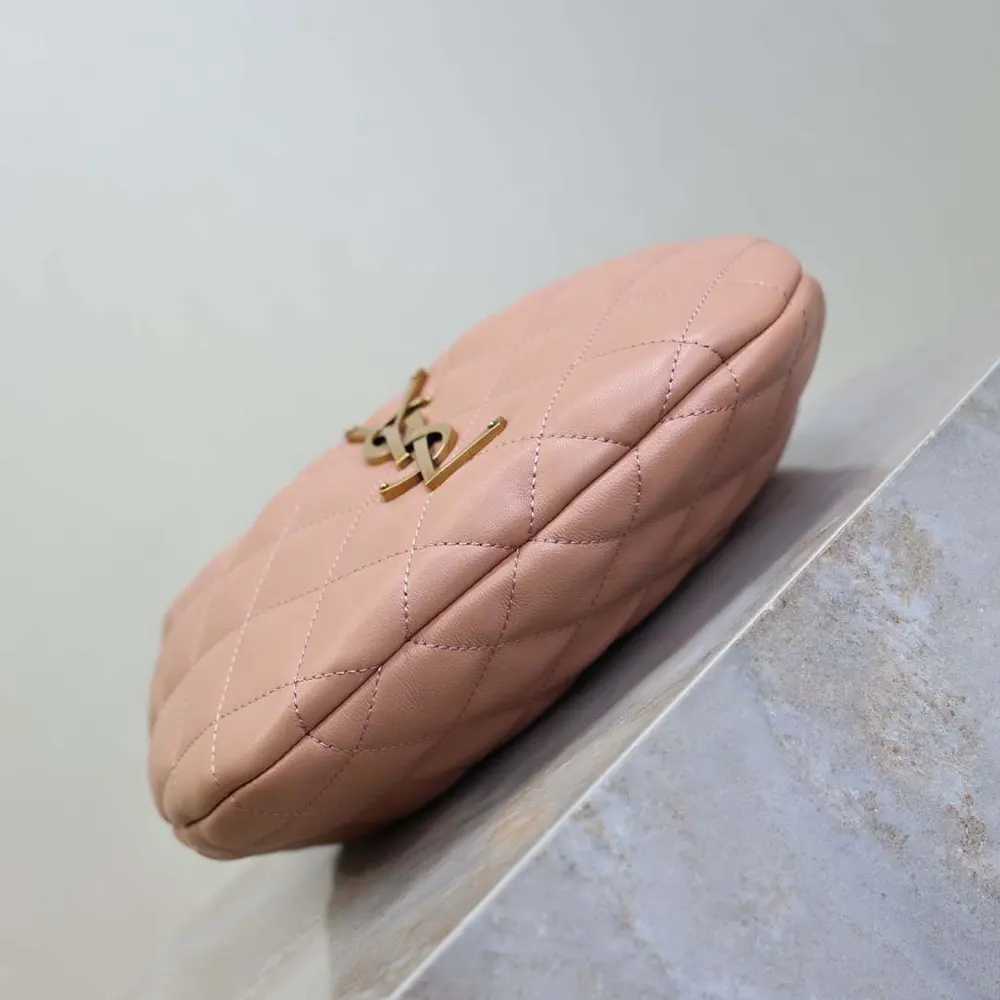 Saint Laurent YSL Women Icarino In Quilted Nappa-Pink - image 7