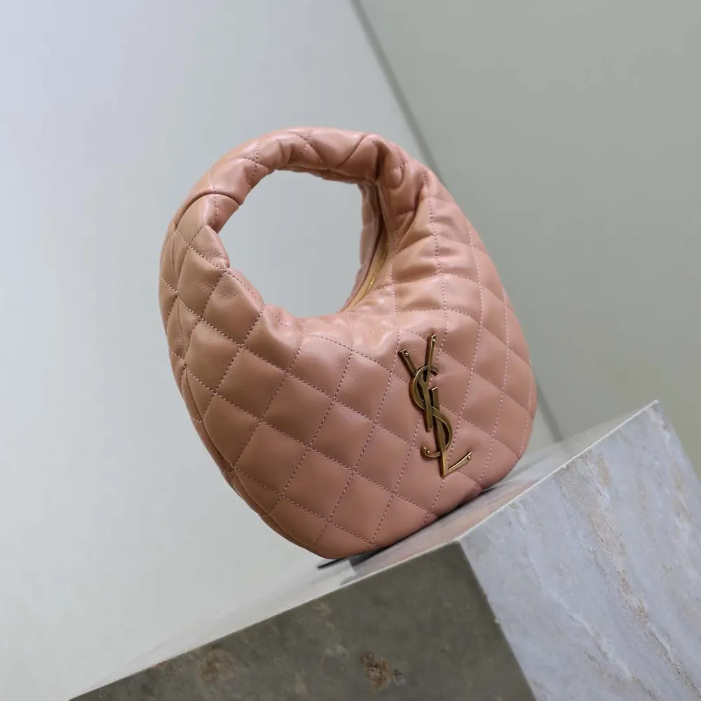 Saint Laurent YSL Women Icarino In Quilted Nappa-Pink - image 5