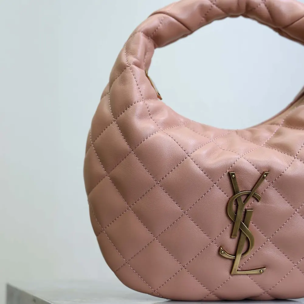 Saint Laurent YSL Women Icarino In Quilted Nappa-Pink - image 8