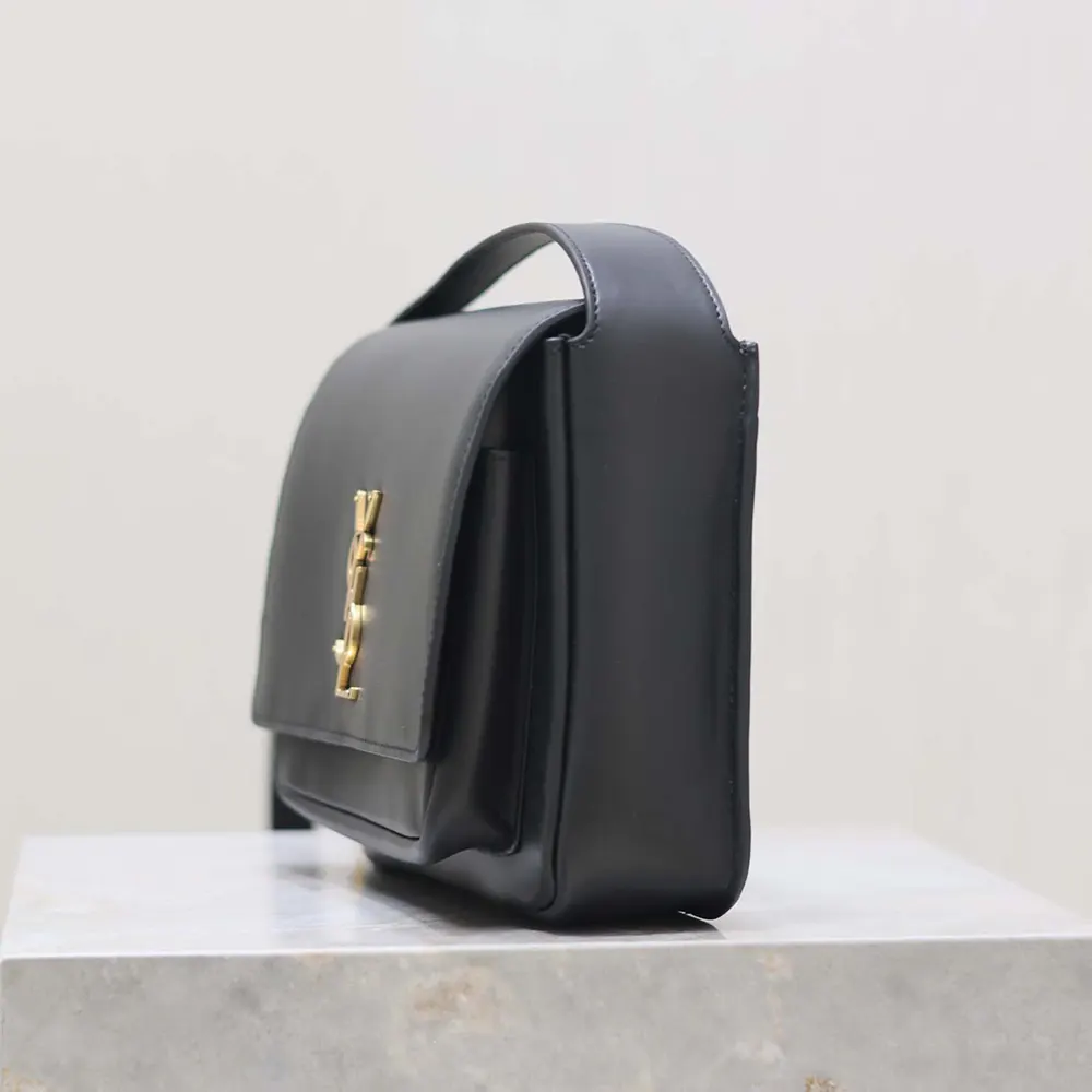Saint Laurent YSL Women Niki Satchel In Leather-Black - image 5