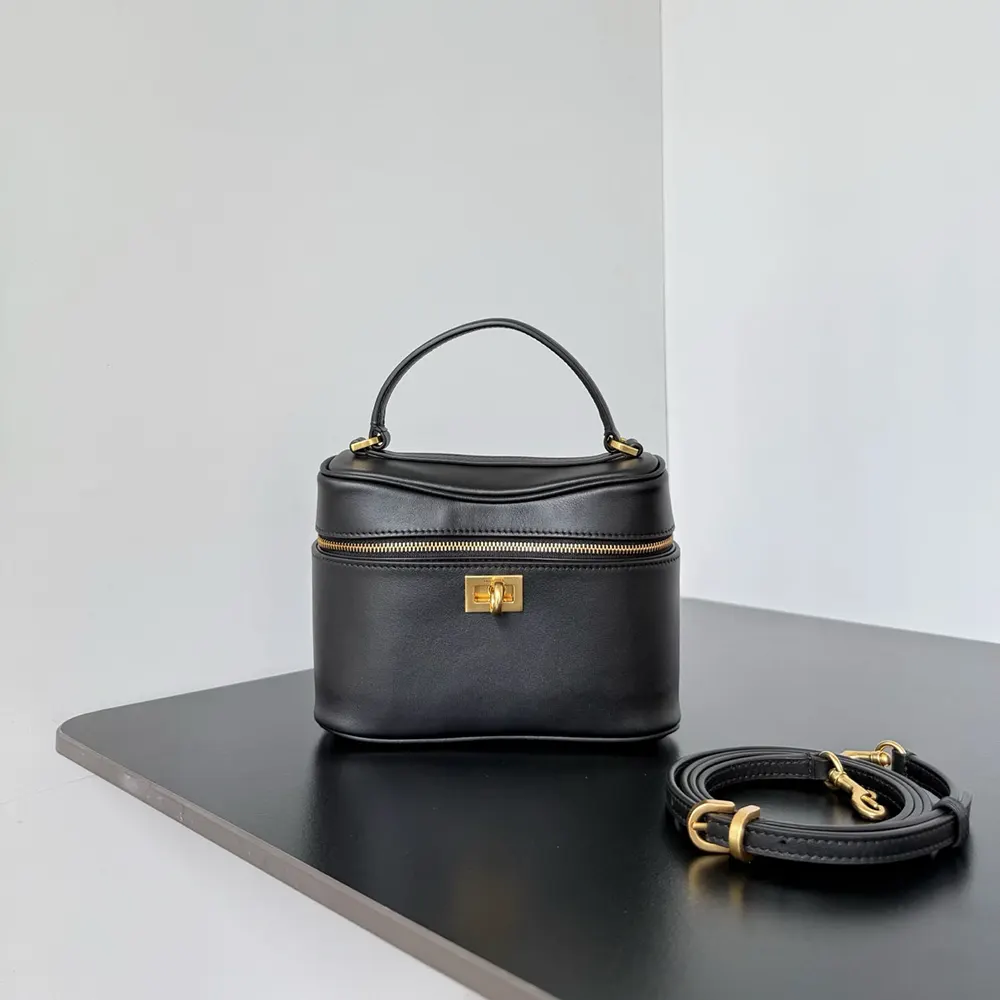 Close-up of silver hardware on Balenciaga Women Rodeo Vanity