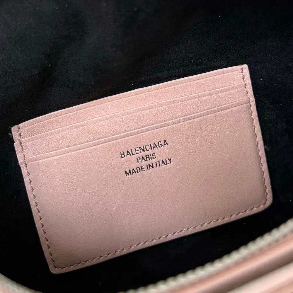 Balenciaga Women Rodeo Vanity In Suede Pink Smooth Calfskin - image 10