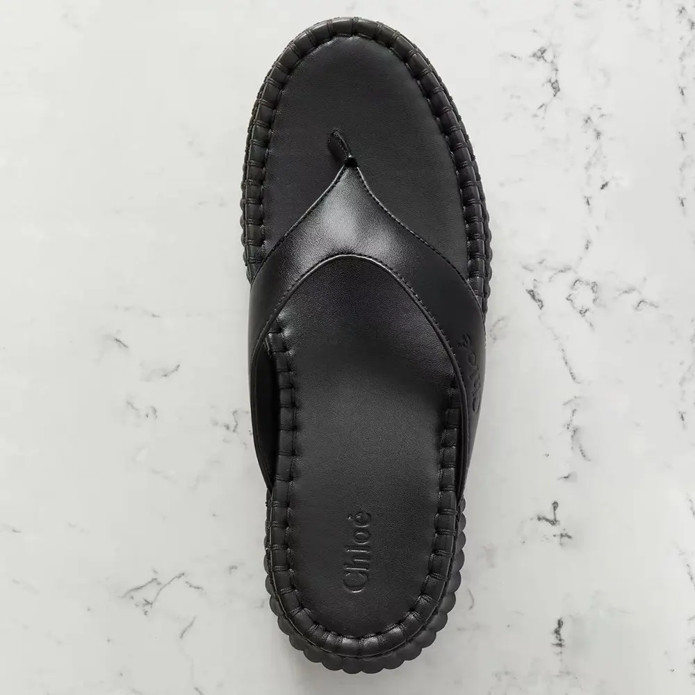 Chloe Women Nama Wedge Slide-Black - image 4