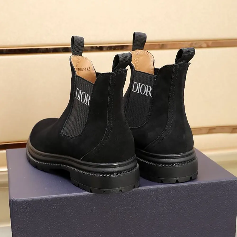 Dior Men D-Town Ankle Boot Black Suede Calfskin - image 7