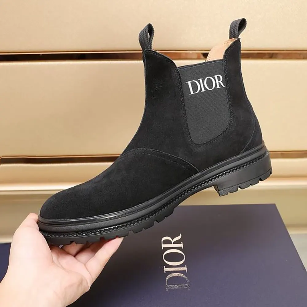 Dior Men D-Town Ankle Boot Black Suede Calfskin - image 6