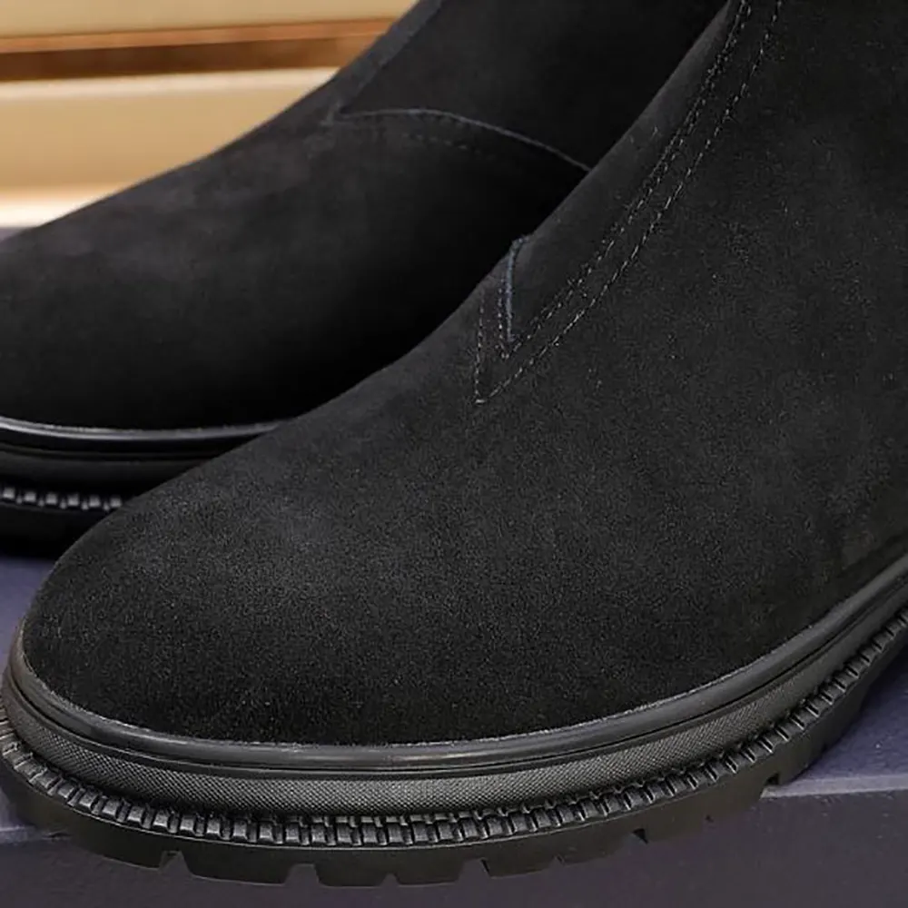 Dior Men D-Town Ankle Boot Black Suede Calfskin - image 8