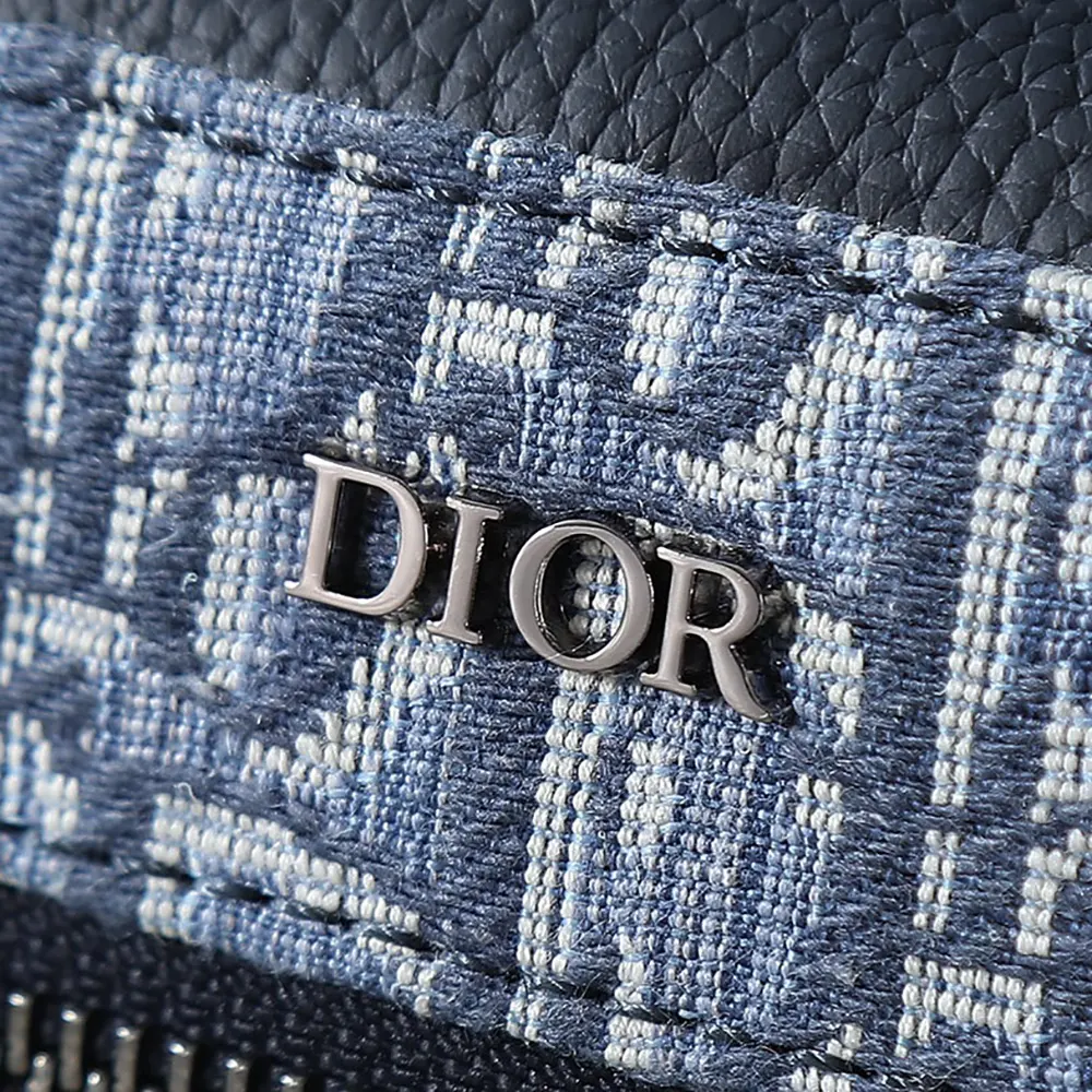 Dior Men Rider Backpack Blue Dior Oblique Jacquard - image 6