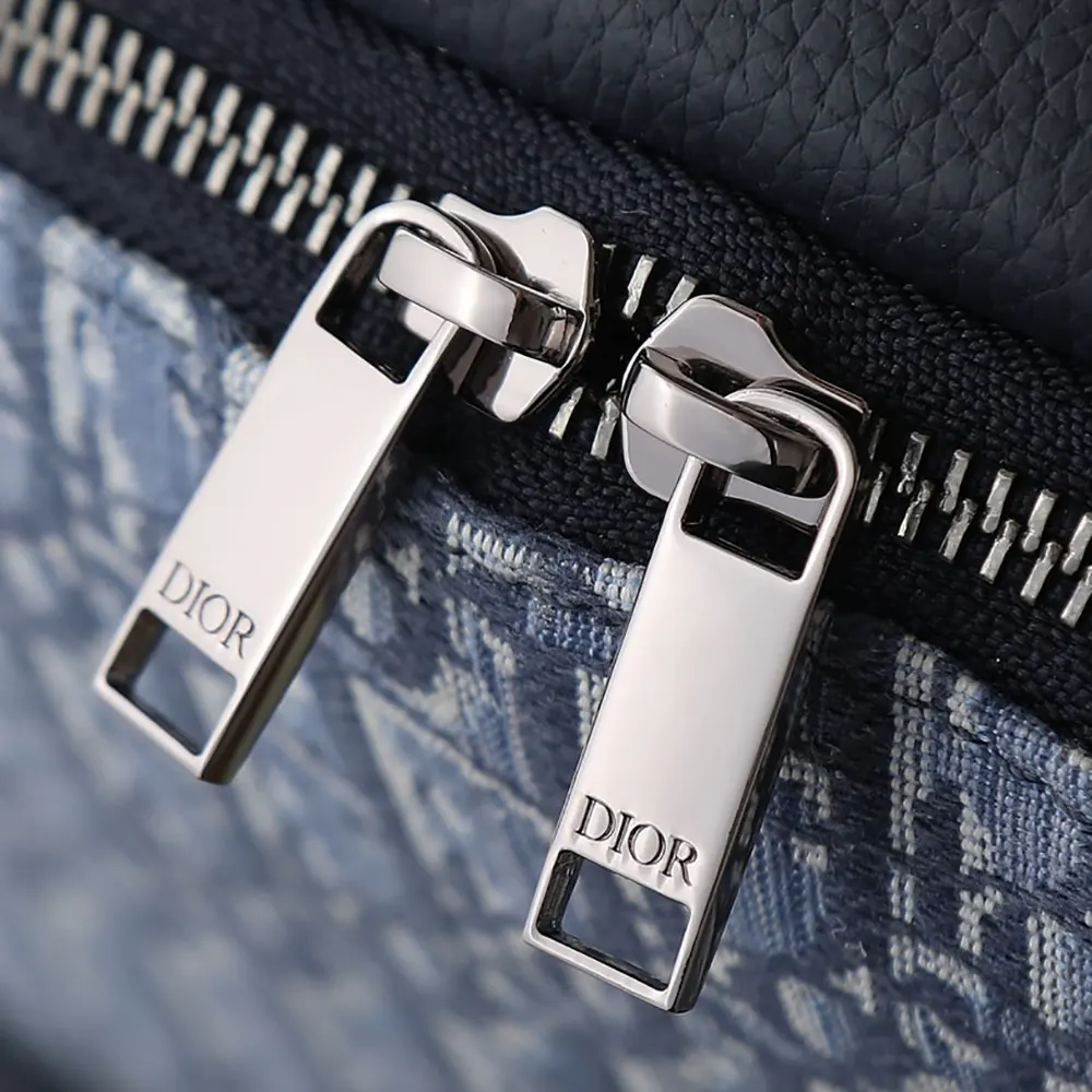 Dior Men Rider Backpack Blue Dior Oblique Jacquard - image 7