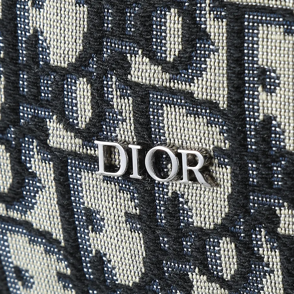Dior Men Rider Soft Zipped Backpack Beige and Black Dior Oblique Jacquard with Black Grained Calfskin - image 7