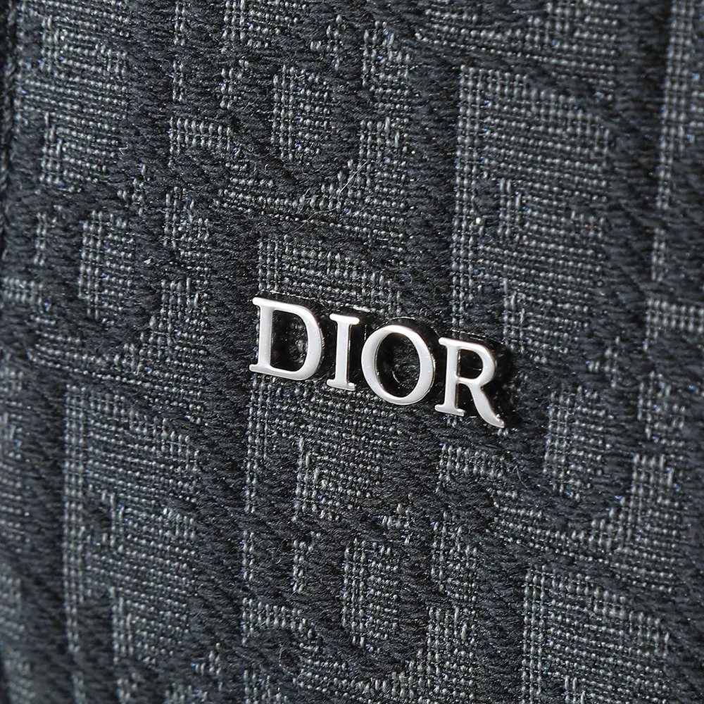 Dior Men Rider Soft Zipped Backpack Black Dior Oblique Jacquard and Black Grained Calfskin - image 7