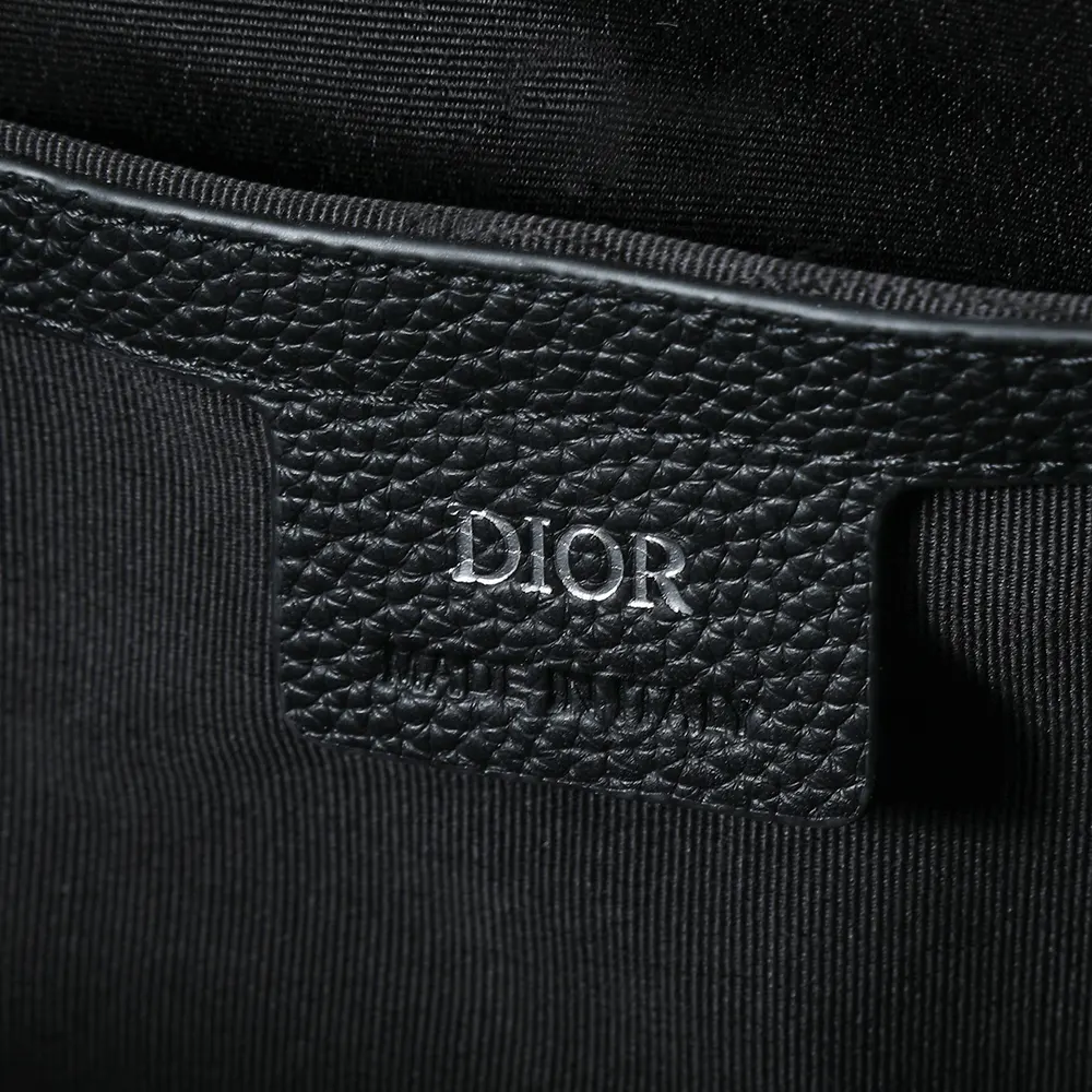 Dior Men Rider Soft Zipped Backpack Black Dior Oblique Jacquard and Black Grained Calfskin - image 9