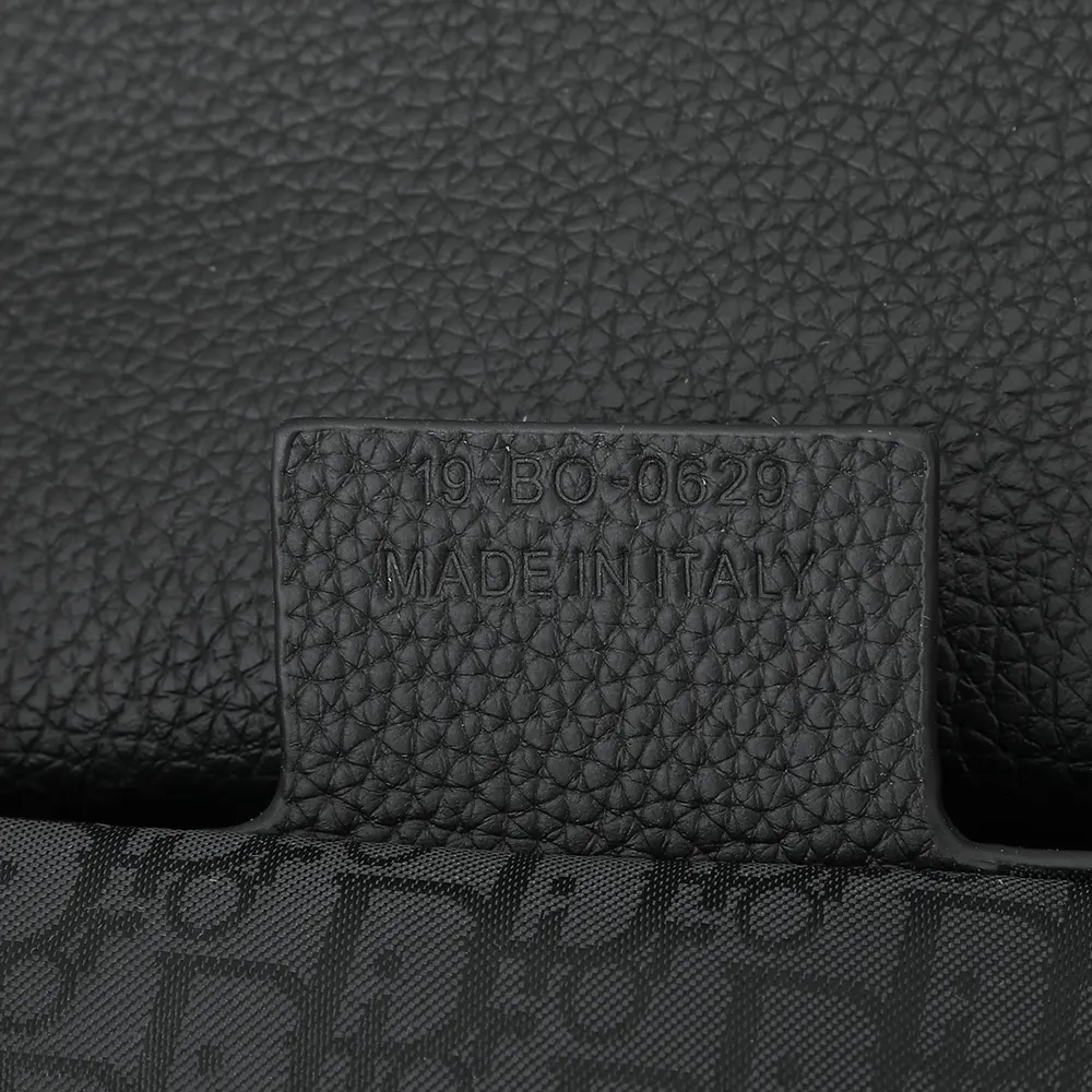 Dior Men Saddle Messenger Bag Black Grained Calfskin - image 10