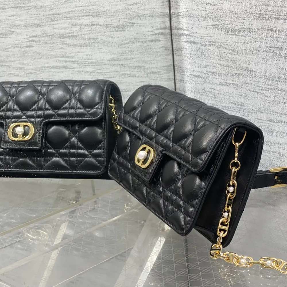Dior Women Jolie Mini Bag Black Cannage Lambskin - image 5