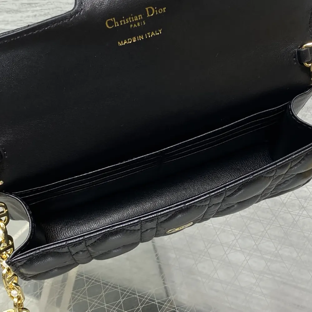 Dior Women Jolie Mini Bag Black Cannage Lambskin - image 7