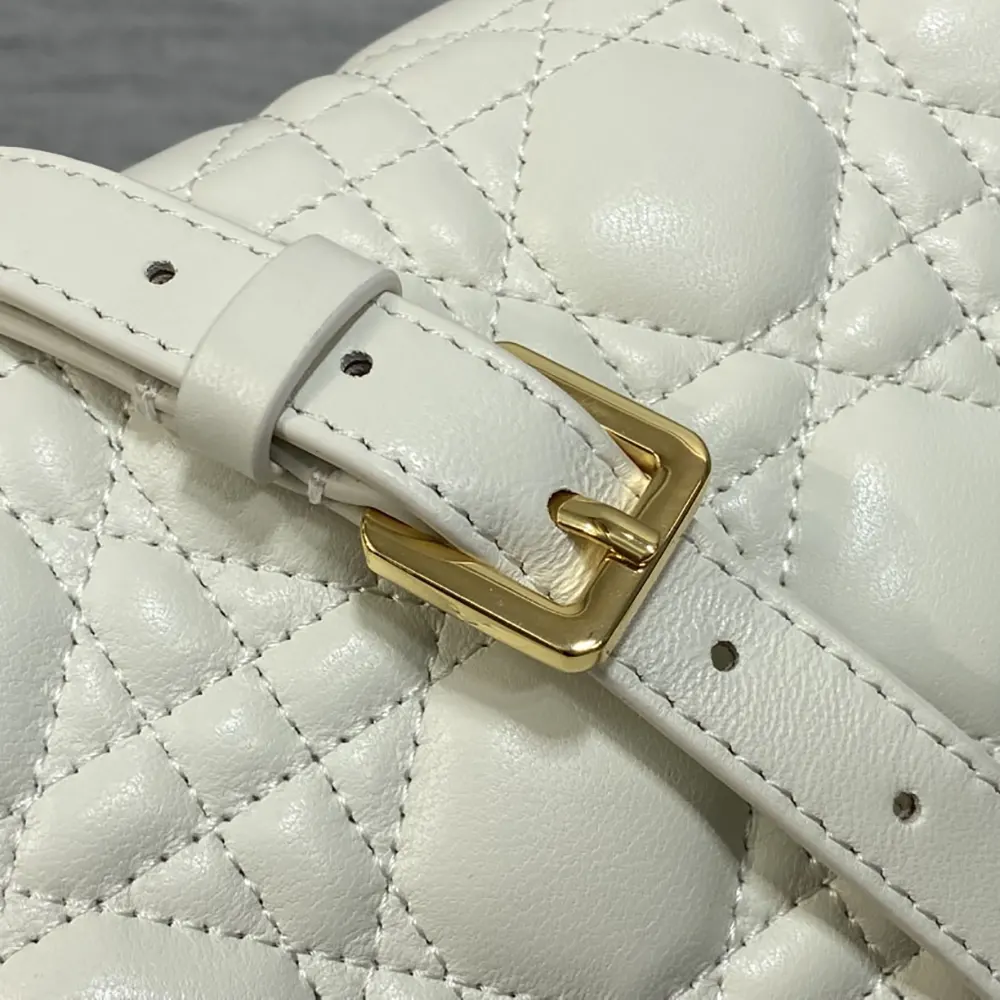 Dior Women Jolie Mini Bag Latte Cannage Lambskin - image 9