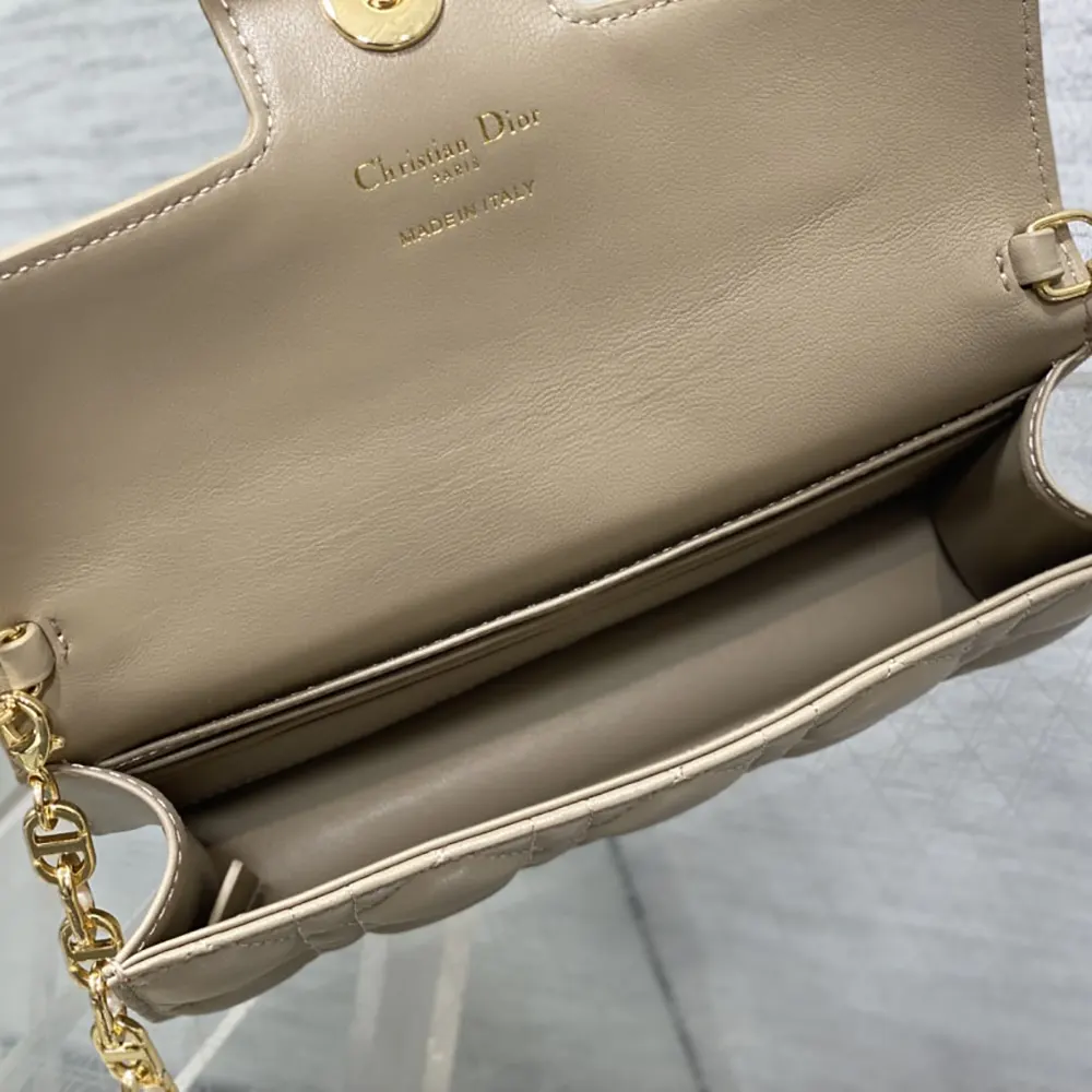 Dior Women Jolie Mini Bag Powder Beige Cannage Lambskin - image 7