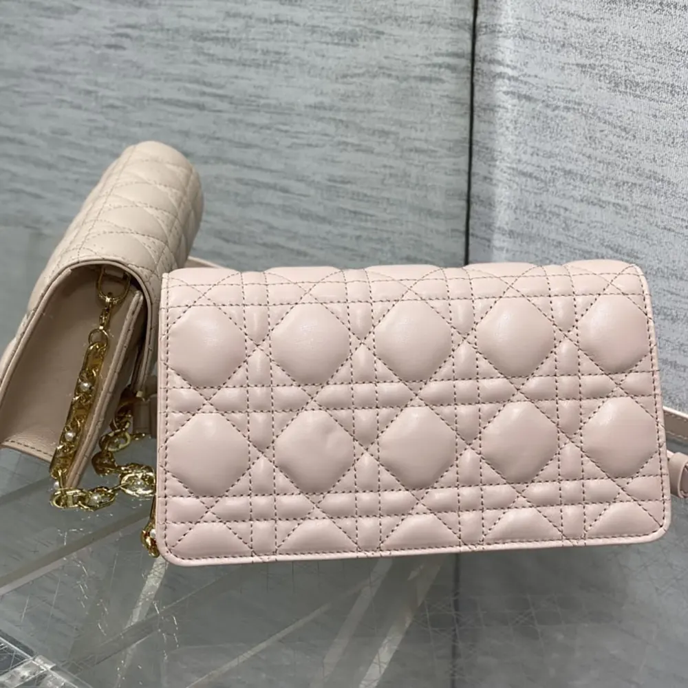 Dior Women Jolie Mini Bag Powder Pink Cannage Lambskin - image 4