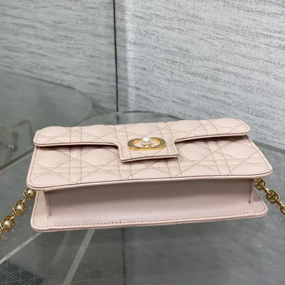 Dior Women Jolie Mini Bag Powder Pink Cannage Lambskin - image 6