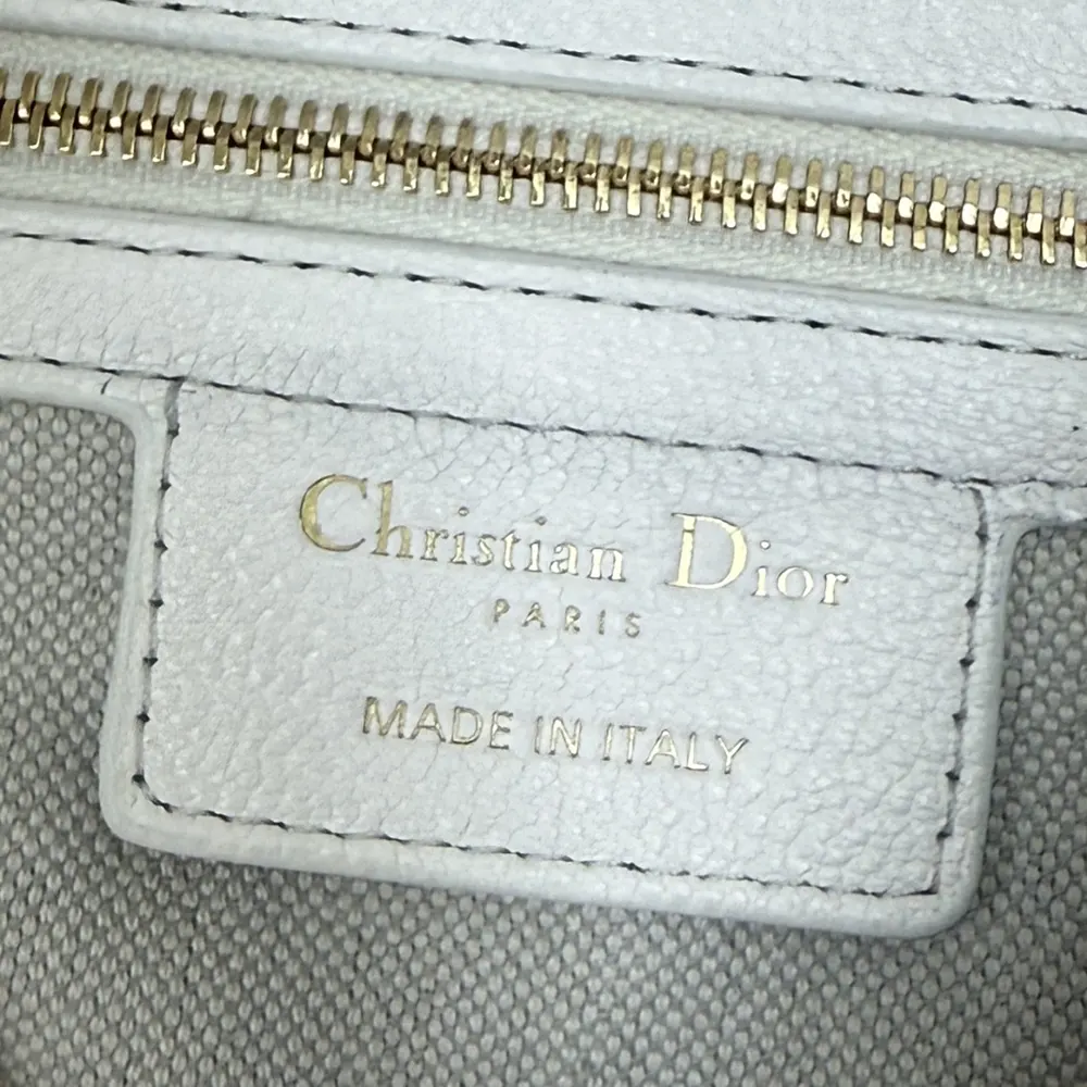 Dior Women Small Dior Voyage Bag Latte Flat Macrocannage Grained Calfskin - image 10