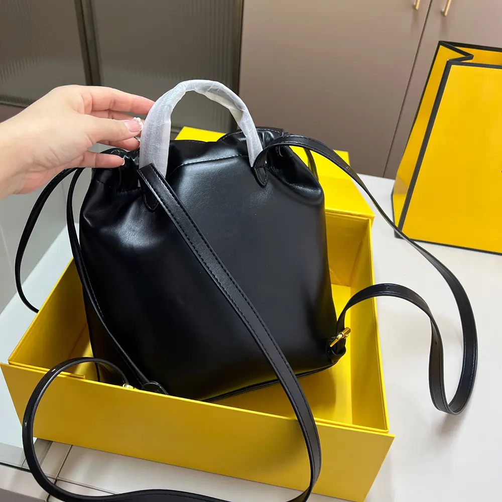 Fendi Women Cappuccino Black Leather Backpack - image 5