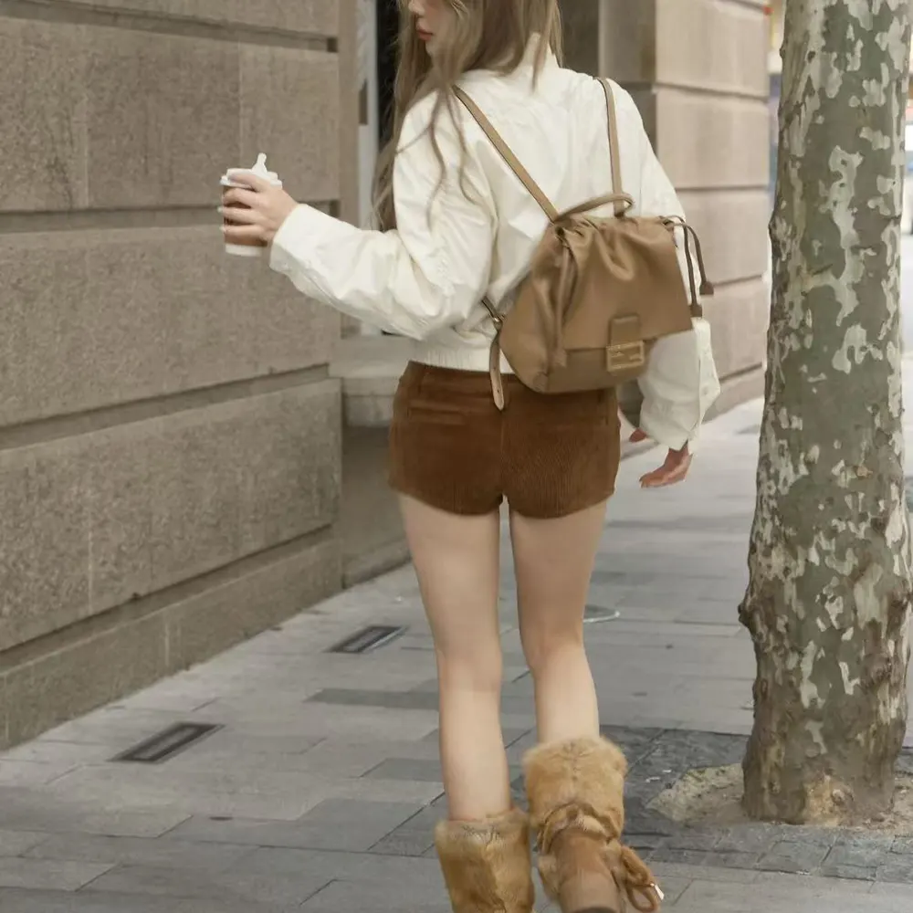 Fendi Women Cappuccino Brown Leather Backpack - image 5