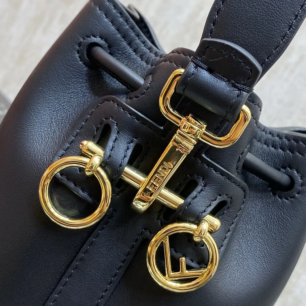 Fendi Women Mon Tresor Black Leather Mini-bag - image 10