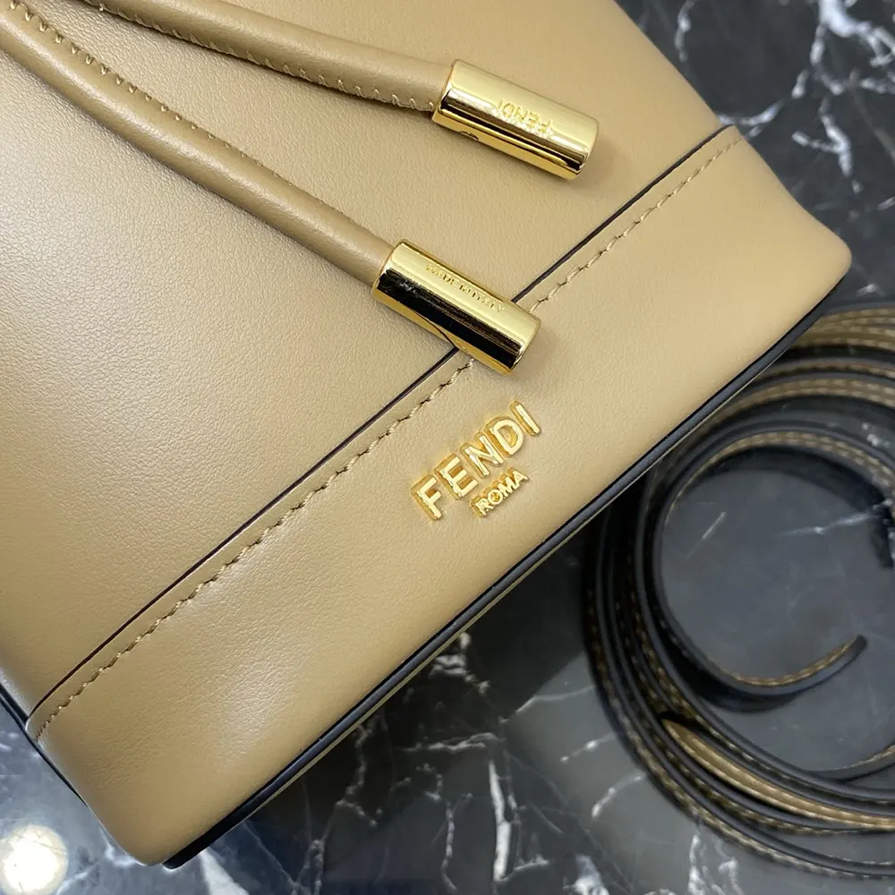 Fendi Women Mon Tresor Cappuccino Leather Mini-bag - image 8