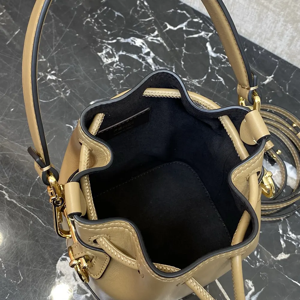 Fendi Women Mon Tresor Cappuccino Leather Mini-bag - image 7