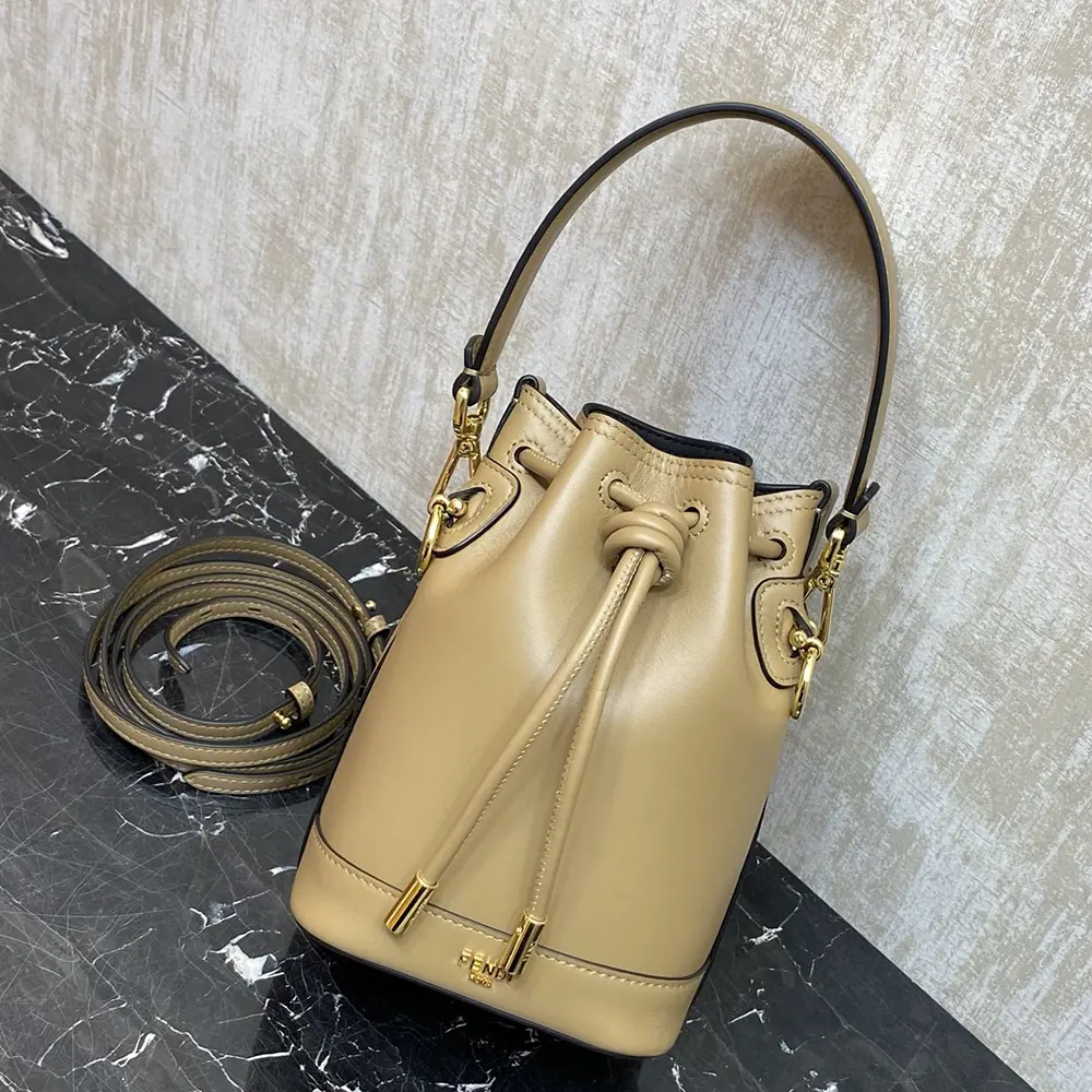 Fendi Women Mon Tresor Cappuccino Leather Mini-bag - image 4