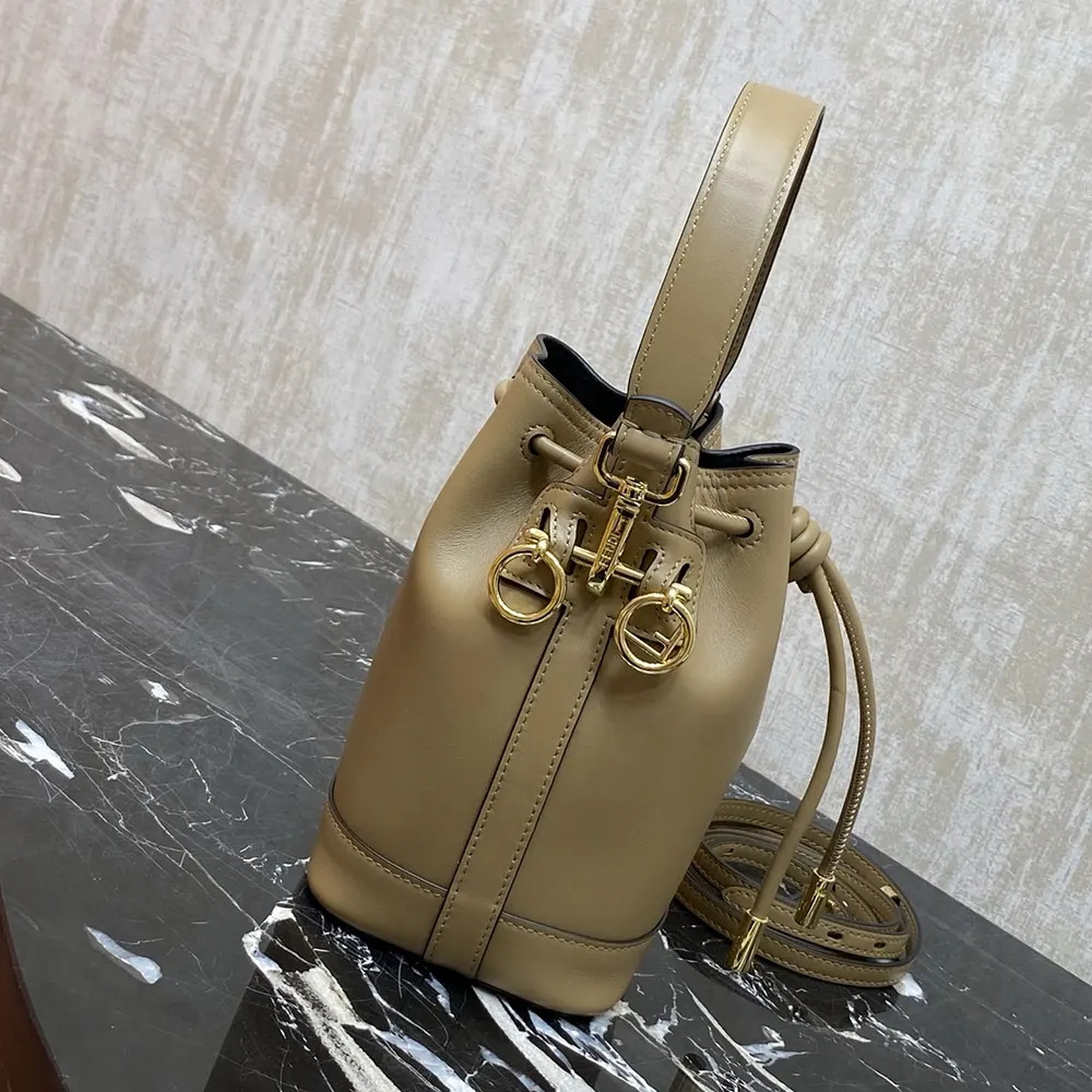 Fendi Women Mon Tresor Cappuccino Leather Mini-bag - image 6