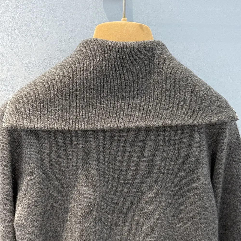Miu Miu Women Cashmere Half-Zipper Sweater - image 6