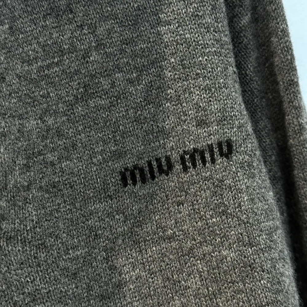 Miu Miu Women Cashmere Half-Zipper Sweater - image 8