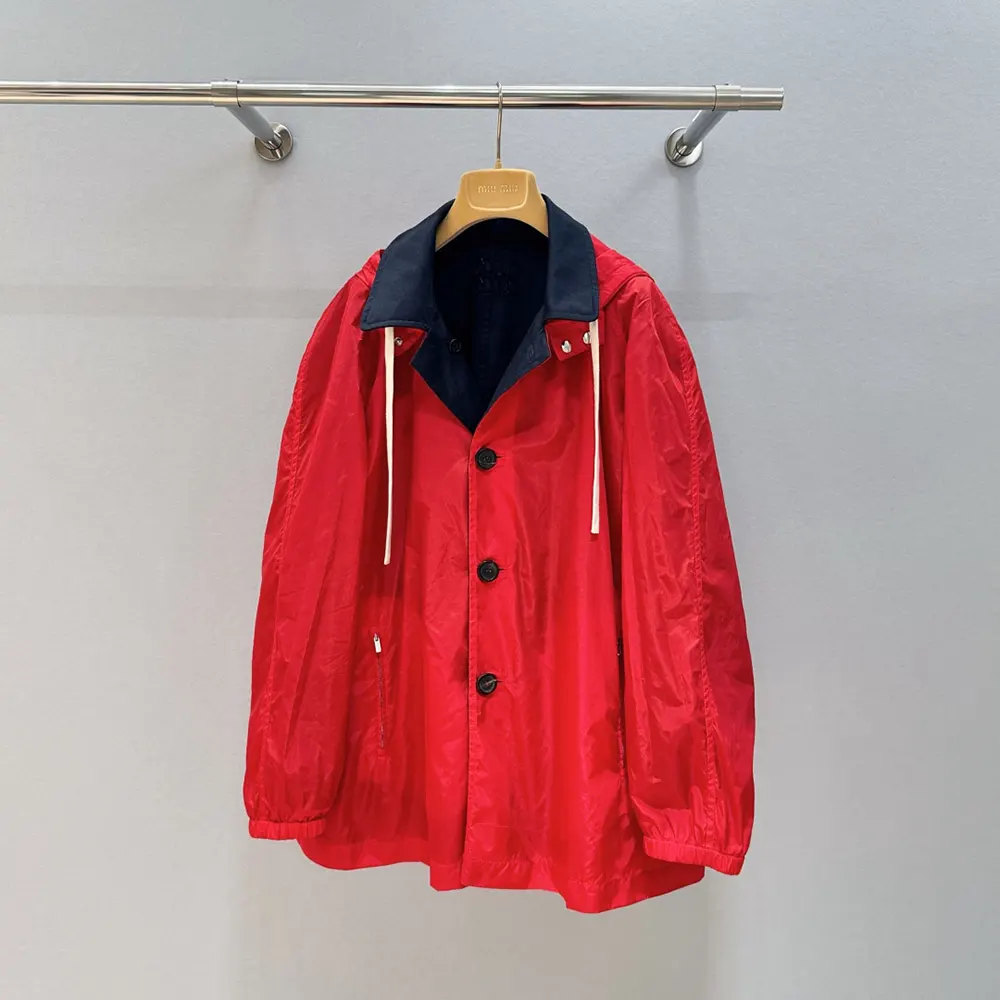 Miu Miu Women Double-Breasted Kid Mohair And Technical Pongé Jacket - image 7