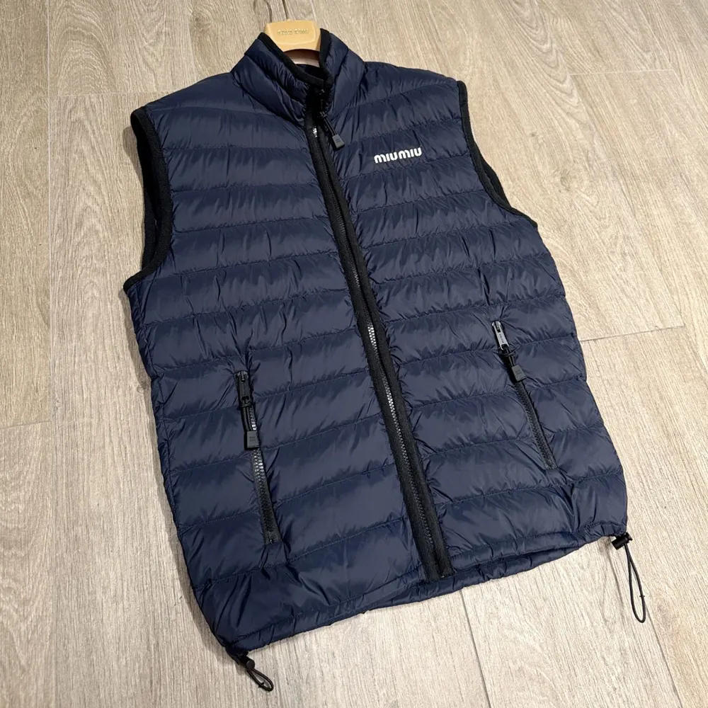Miu Miu Women Light Pongé Down Vest with Embroidered logo - image 4