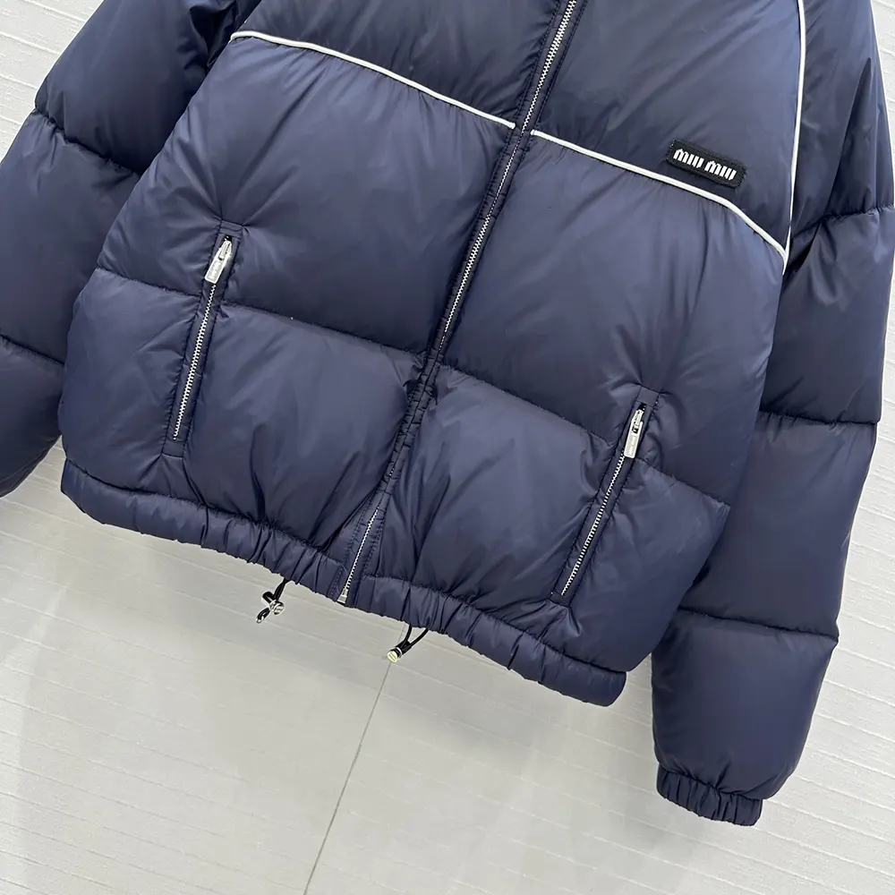 Miu Miu Women Technical Pongé Down Jacket - image 9