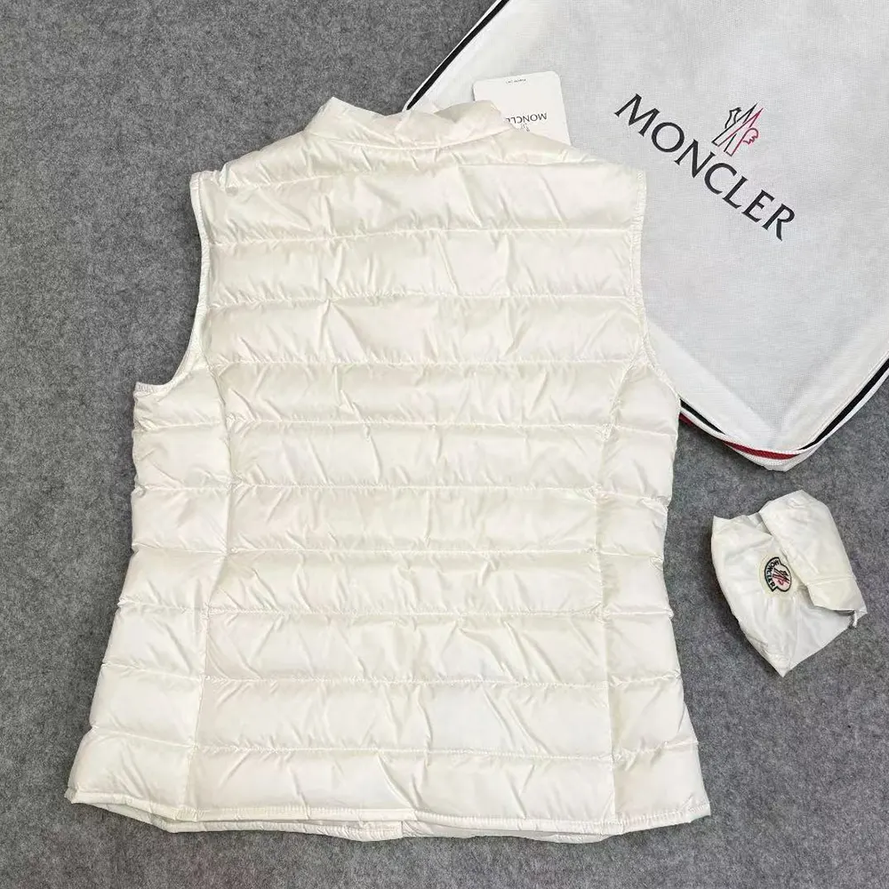 Moncler Women Liane Verstaubare Daunenweste-White - image 5
