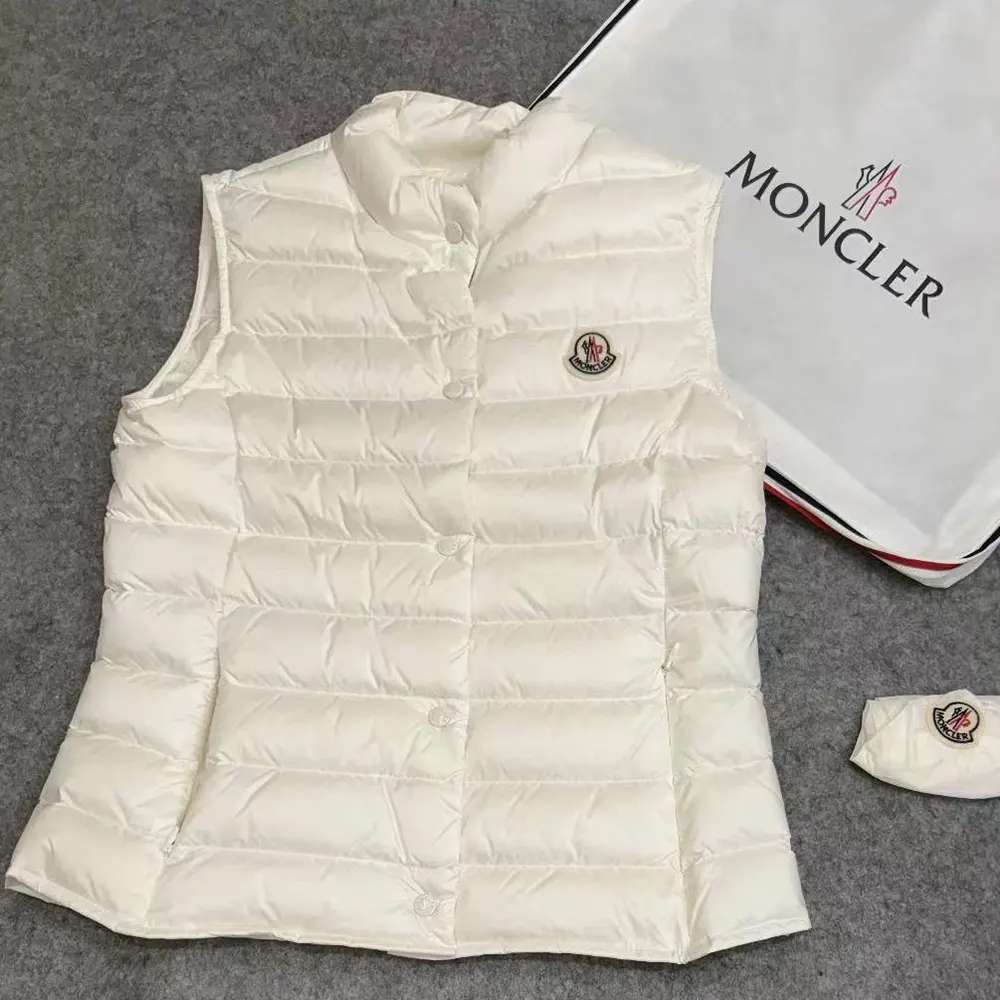 Moncler Women Liane Verstaubare Daunenweste-White - image 4