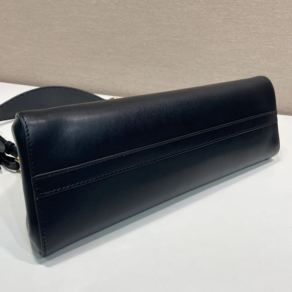 Prada Women Enchaîné Medium Leather Bag-Black - image 8