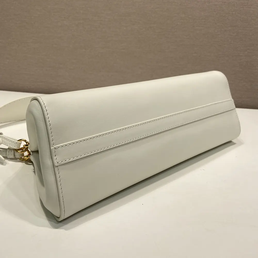 Prada Women Enchaîné Medium Leather Bag-White - image 8