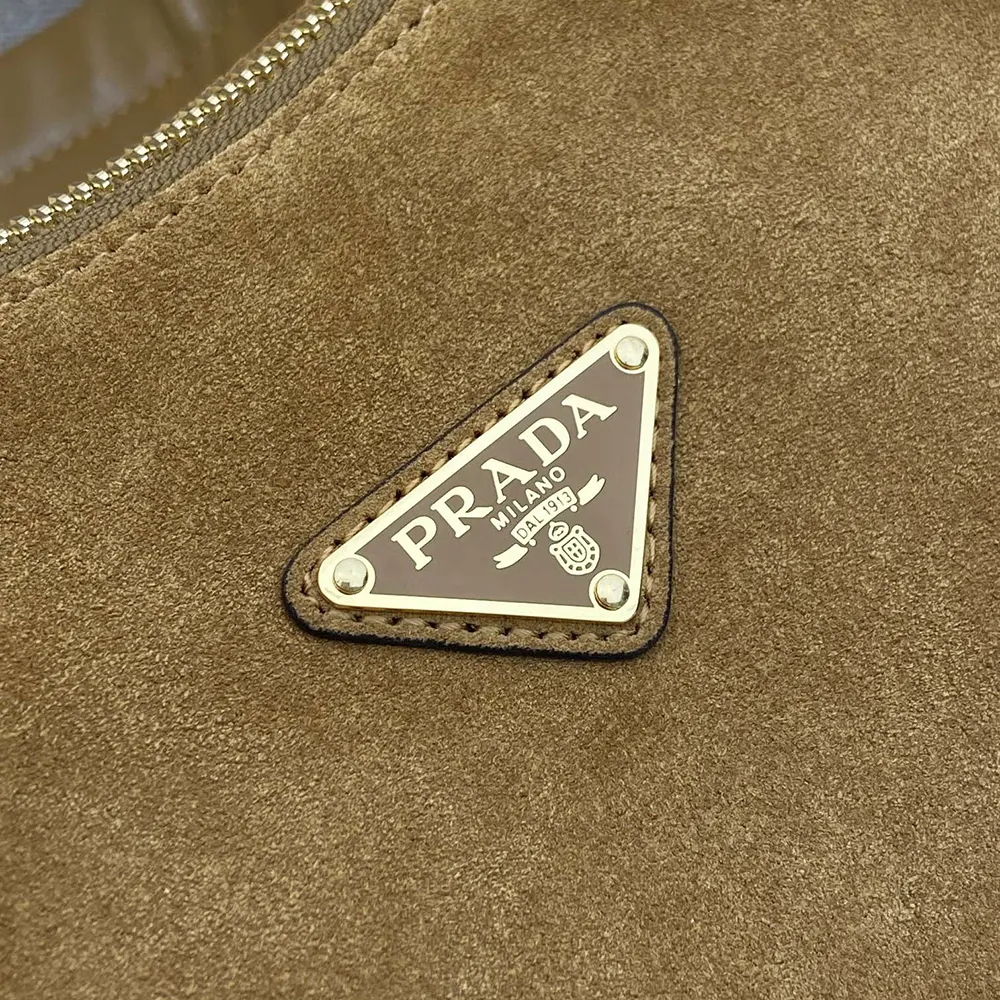 Prada Women Explore Large Suede Bag-Brown - image 8